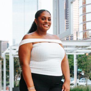 White off the shoulder summer top